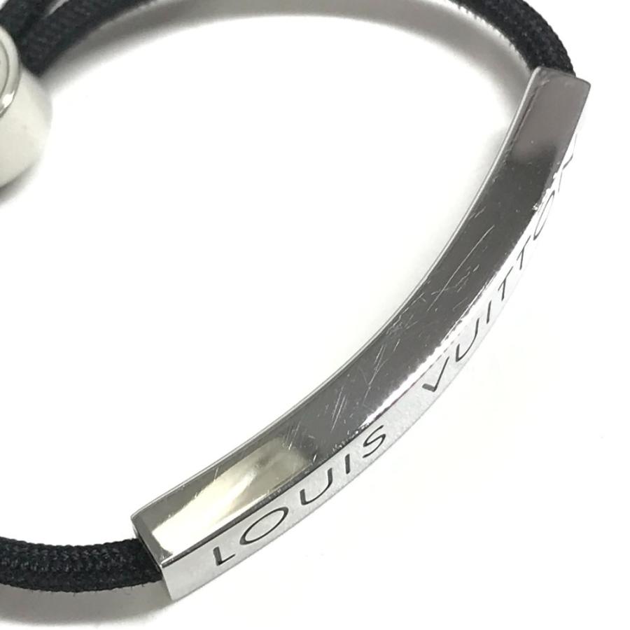 美品 LOUIS VUITTON ルイヴィトン M00273  ブレスレットLVスペース バングル アクセサリー ブレスレット ブラック ユニセックス【中古】 | LOUIS VUITTON | 08