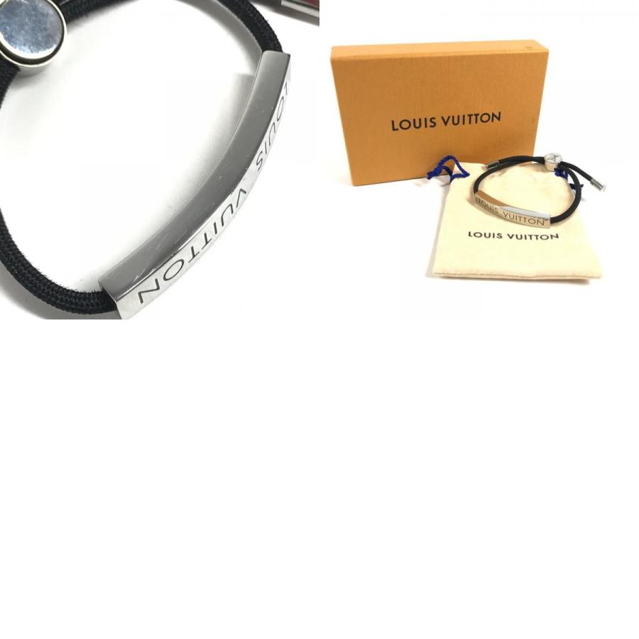 美品 LOUIS VUITTON ルイヴィトン M00273  ブレスレットLVスペース バングル アクセサリー ブレスレット ブラック ユニセックス【中古】 | LOUIS VUITTON | 09