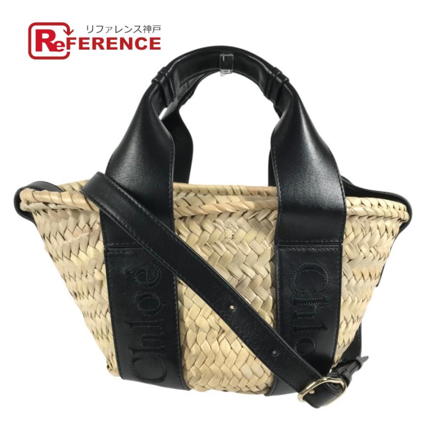 美品 Chloe クロエ センスミニ センス ミニ カゴバッグ バスケットバッグ 2WAYバッグ ショルダーバッグ ハンドバッグ ブラック【中古】 | Chloe