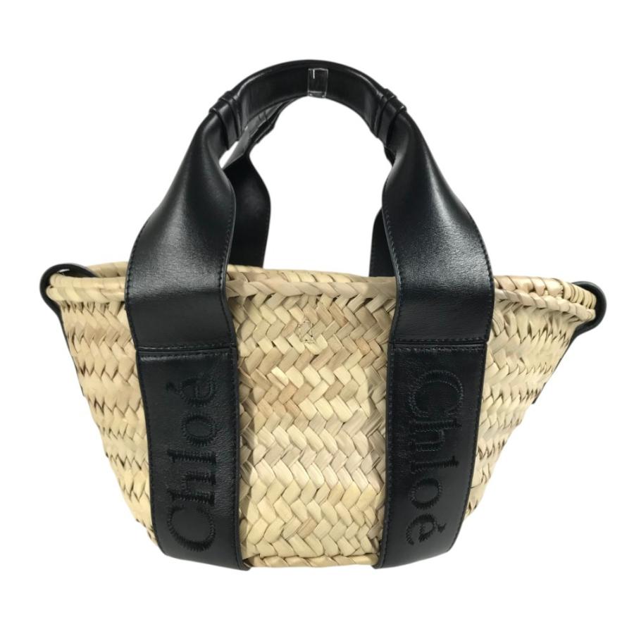 美品 Chloe クロエ センスミニ センス ミニ カゴバッグ バスケットバッグ 2WAYバッグ ショルダーバッグ ハンドバッグ ブラック【中古】 | Chloe | 01