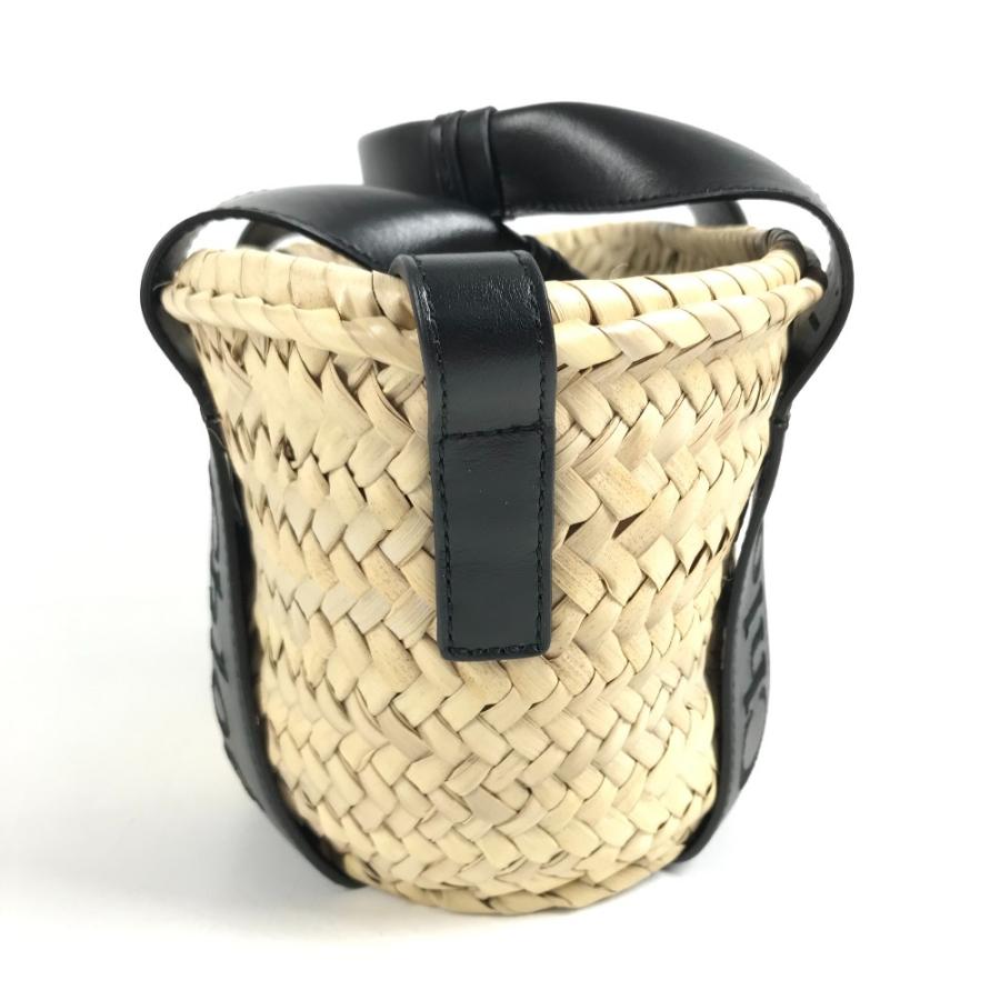 美品 Chloe クロエ センスミニ センス ミニ カゴバッグ バスケットバッグ 2WAYバッグ ショルダーバッグ ハンドバッグ ブラック【中古】 | Chloe | 02