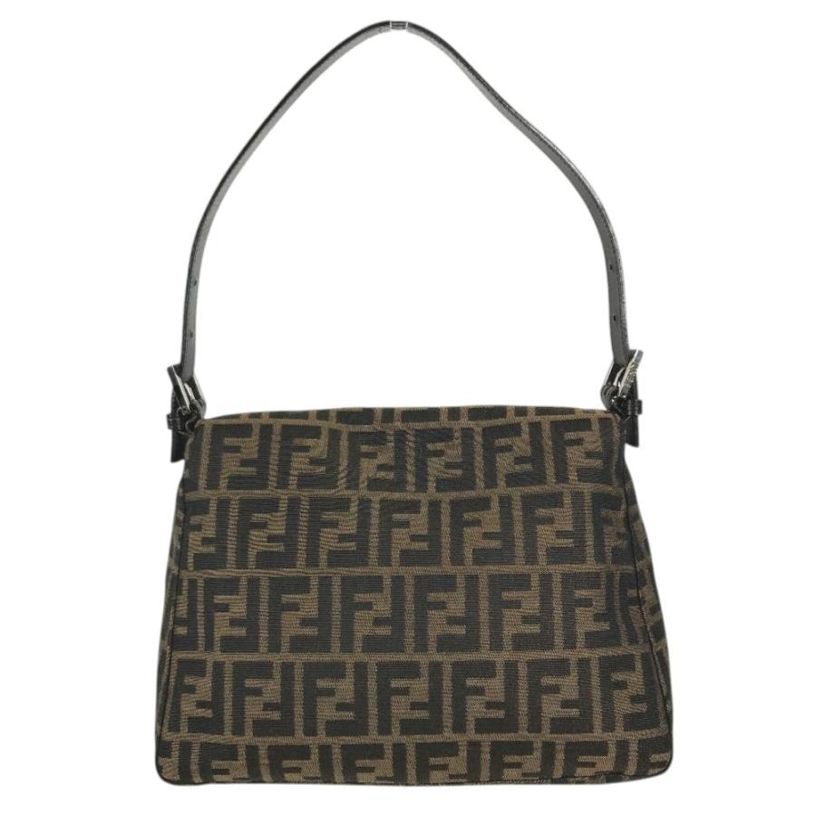 FENDI フェンディ マンマバケット ロゴ カバン フラップ 肩掛け ショルダーバッグ ブラウン ユニセックス【中古】 | FENDI | 01