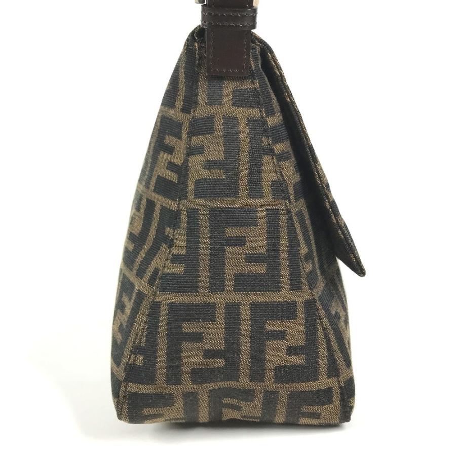 FENDI フェンディ マンマバケット ロゴ カバン フラップ 肩掛け ショルダーバッグ ブラウン ユニセックス【中古】 | FENDI | 02