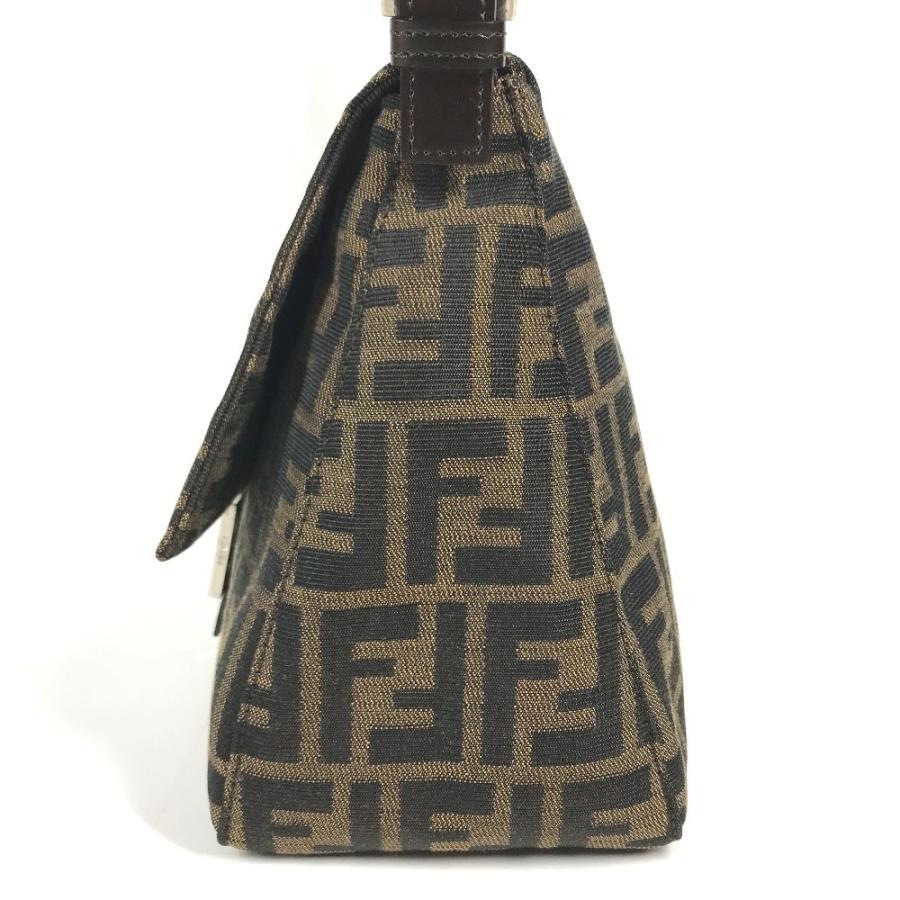 FENDI フェンディ マンマバケット ロゴ カバン フラップ 肩掛け ショルダーバッグ ブラウン ユニセックス【中古】 | FENDI | 03