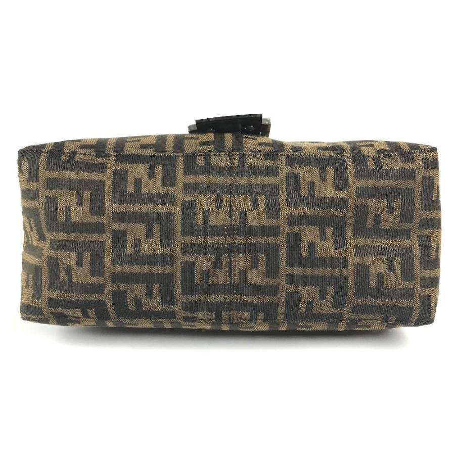 FENDI フェンディ マンマバケット ロゴ カバン フラップ 肩掛け ショルダーバッグ ブラウン ユニセックス【中古】 | FENDI | 04