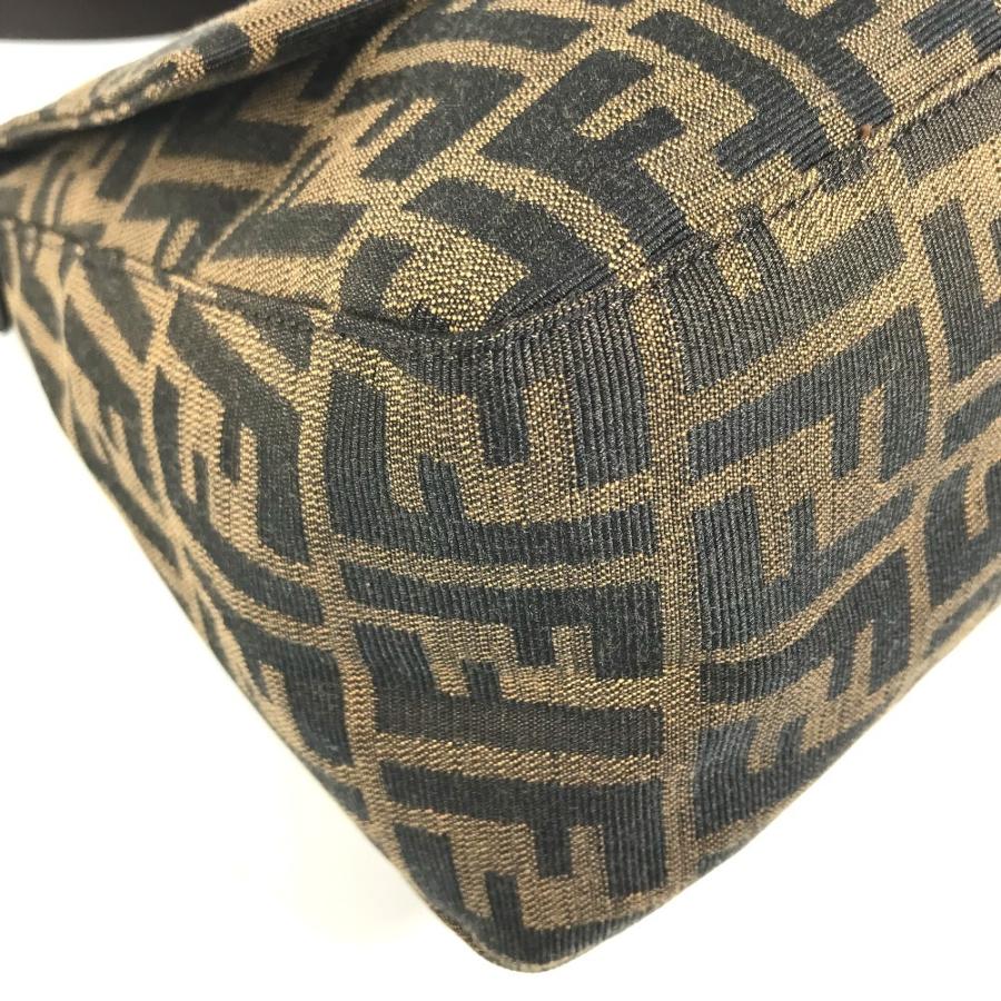 FENDI フェンディ マンマバケット ロゴ カバン フラップ 肩掛け ショルダーバッグ ブラウン ユニセックス【中古】 | FENDI | 06