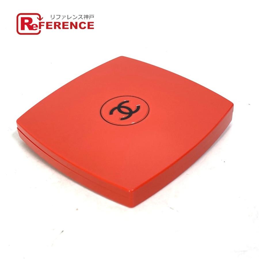 CHANEL シャネル 138064 CC ミロワールドゥーブルファセット コンパクトダブルミラー 鏡 プルミエールダム 121 オレンジ系【中古】 | CHANEL