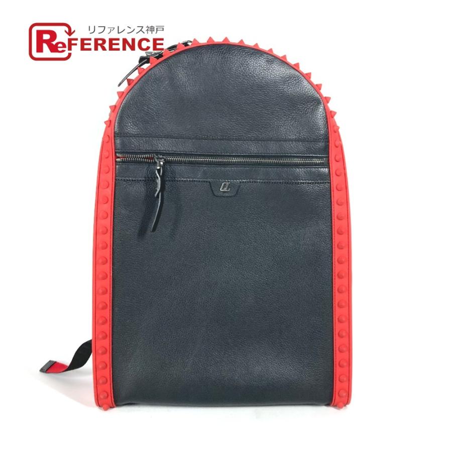 クリスチャンルブタン Christian Louboutin Backparis  バックパリス ラバーソール カバン バックパック リュックサック レザー ブラック Christian Louboutin（クリスチャンルブタン） Backparis バックパリス