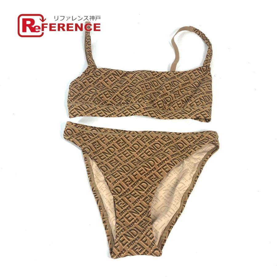 未使用 FENDI フェンディ FXT613＆FXF616 ブラジャー＆パンツ セット アパレル SKIMS スキムス コラボ セットアップ ベージュ【中古】 | FENDI