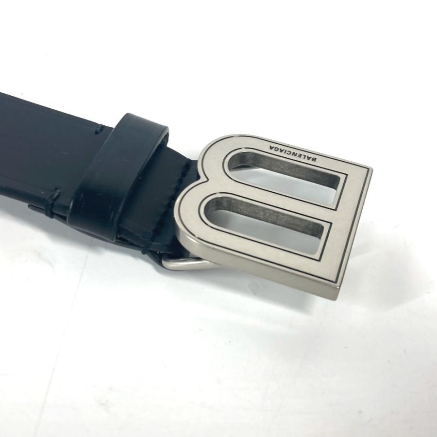 美品 BALENCIAGA バレンシアガ 655956 Bバックル アクセサリー ベルト ブラック レディース【中古】 | BALENCIAGA | 08
