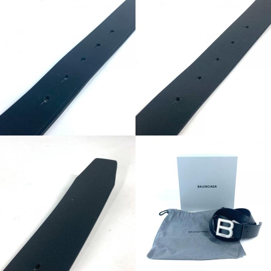 美品 BALENCIAGA バレンシアガ 655956 Bバックル アクセサリー ベルト ブラック レディース【中古】 | BALENCIAGA | 09