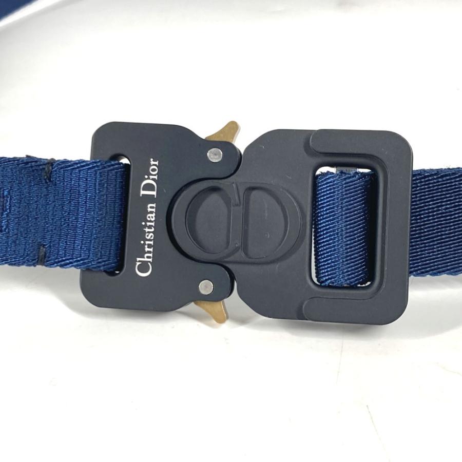 美品 Dior ディオール ロゴ ガチャベルト ベルト ネイビー ユニセックス【中古】 |  | 03