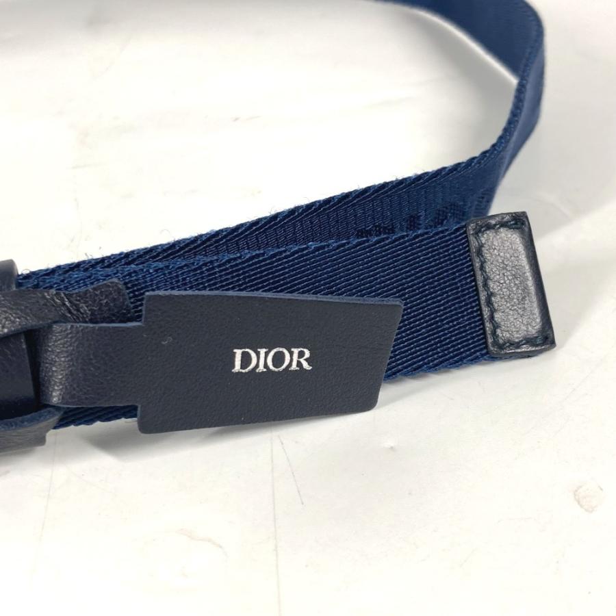 美品 Dior ディオール ロゴ ガチャベルト ベルト ネイビー ユニセックス【中古】 |  | 04