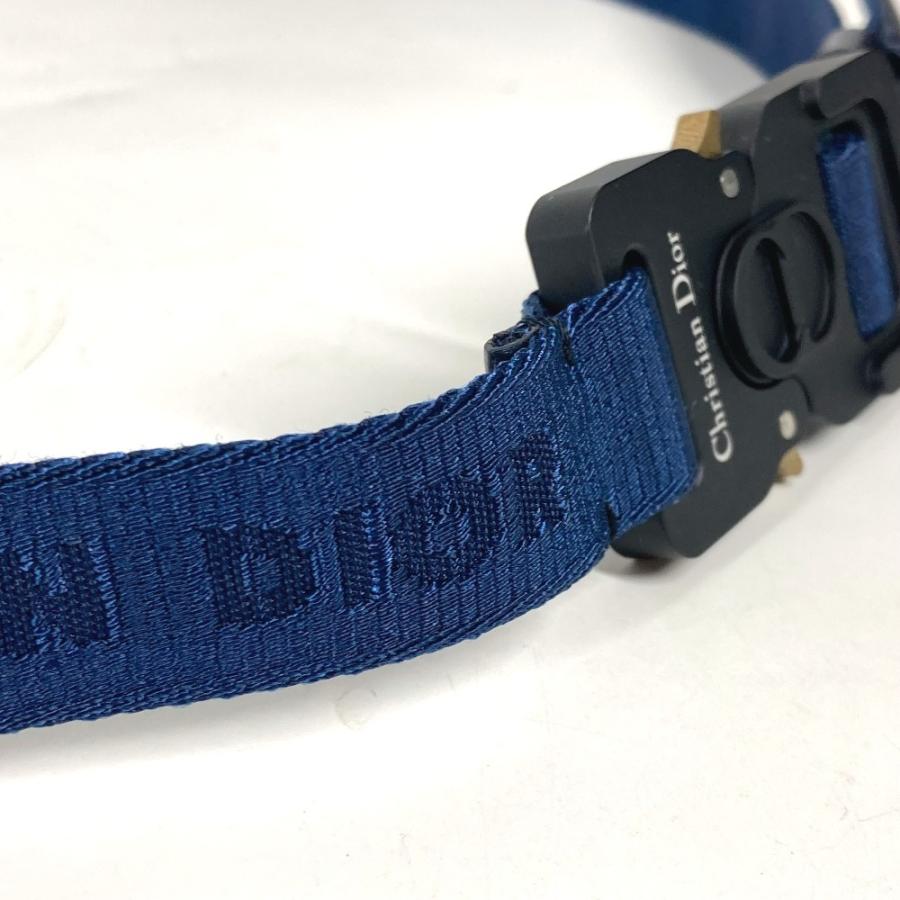 美品 Dior ディオール ロゴ ガチャベルト ベルト ネイビー ユニセックス【中古】 |  | 05
