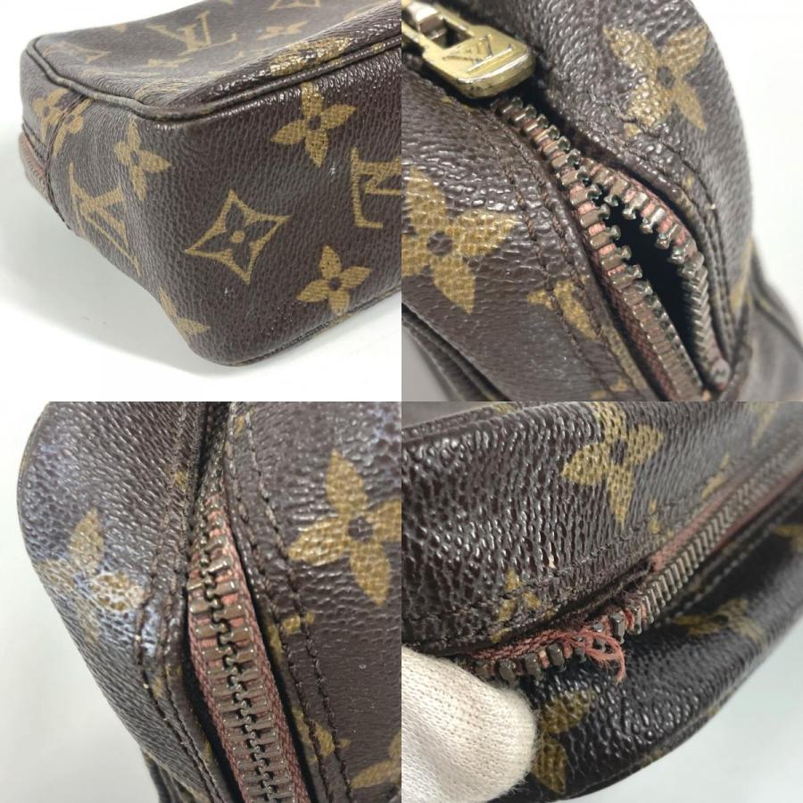 LOUIS VUITTON ルイヴィトン M47526 トゥルーストワレット18 メイクポーチ 化粧ポーチ マルチポーチ モノグラム ポーチ 【中古】 | LOUIS VUITTON | 07