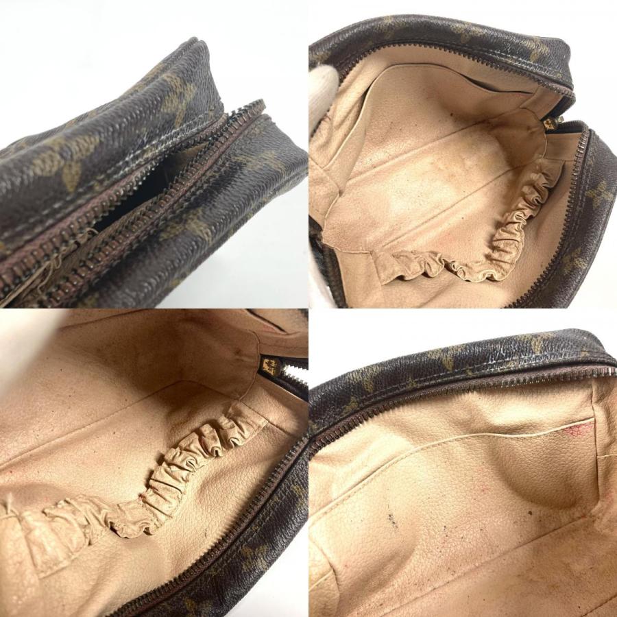 LOUIS VUITTON ルイヴィトン M47526 トゥルーストワレット18 メイクポーチ 化粧ポーチ マルチポーチ モノグラム ポーチ 【中古】 | LOUIS VUITTON | 08