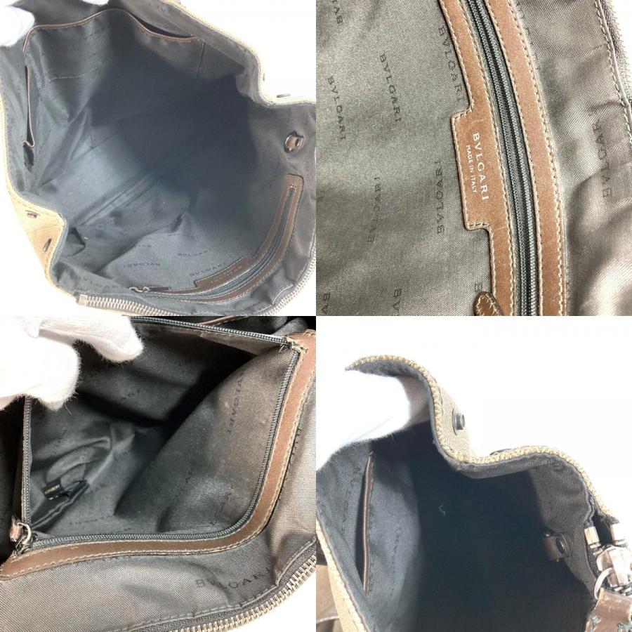 BVLGARI ブルガリ ウィークエンド ロゴ カバン 縦型 トートバッグ 肩掛け ショルダーバッグ グレー ユニセックス【中古】 | BVLGARI | 08