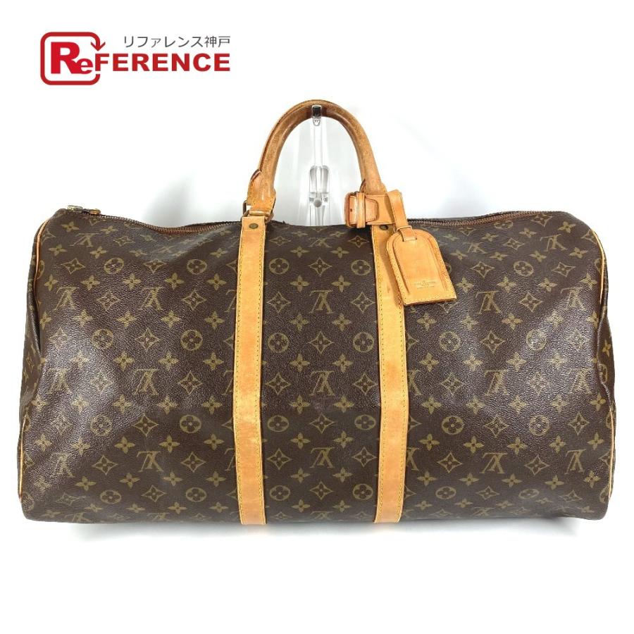 LOUIS VUITTON ルイヴィトン M41424 キーポル55 キーポル55 カバン 旅行バッグ ハンドバッグ モノグラム 旧型 ボストンバッグ【中古】 | LOUIS VUITTON