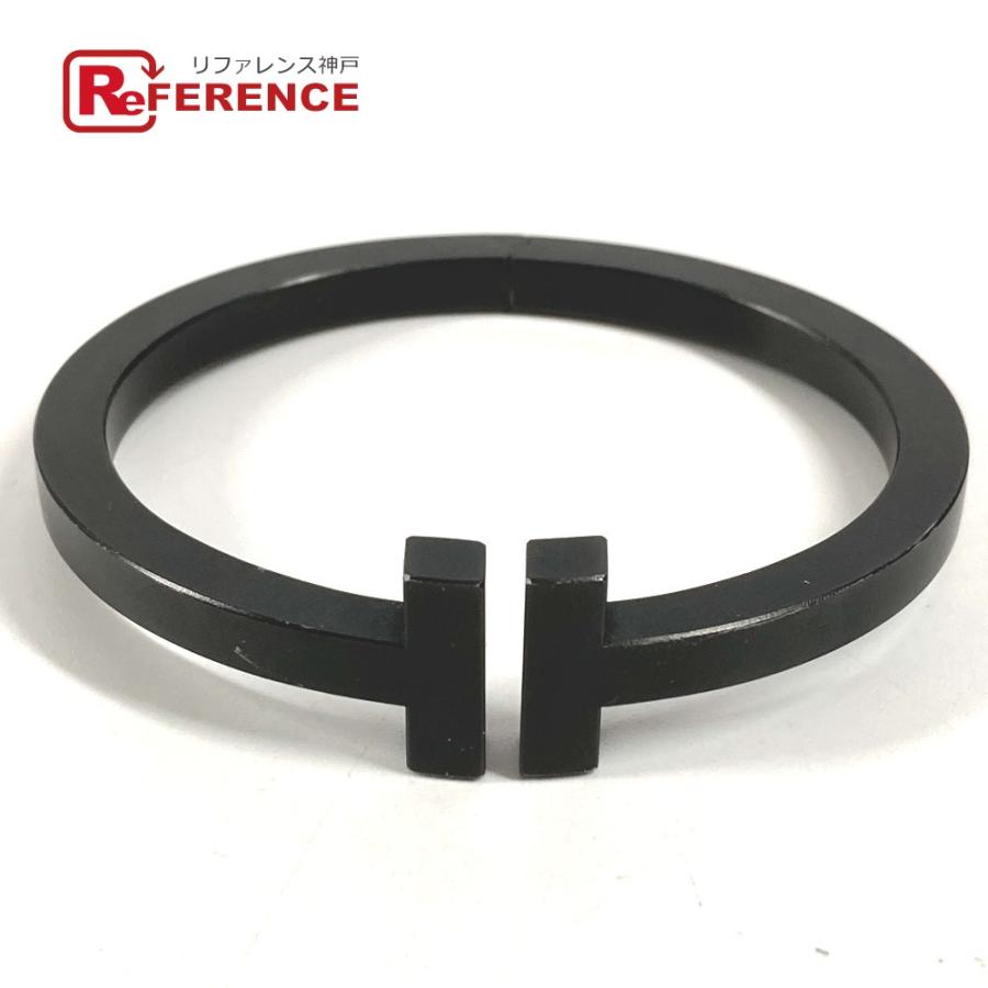 TIFFANY&Co. ティファニー Tスクエア バングル アクセサリー バングル ブレスレット ブラック レディース【中古】 | TIFFANY&Co.