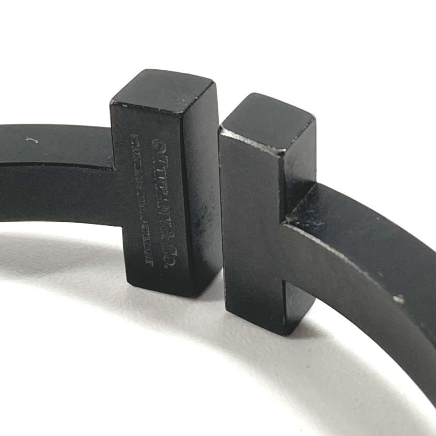 TIFFANY&Co. ティファニー Tスクエア バングル アクセサリー バングル ブレスレット ブラック レディース【中古】 | TIFFANY&Co. | 04