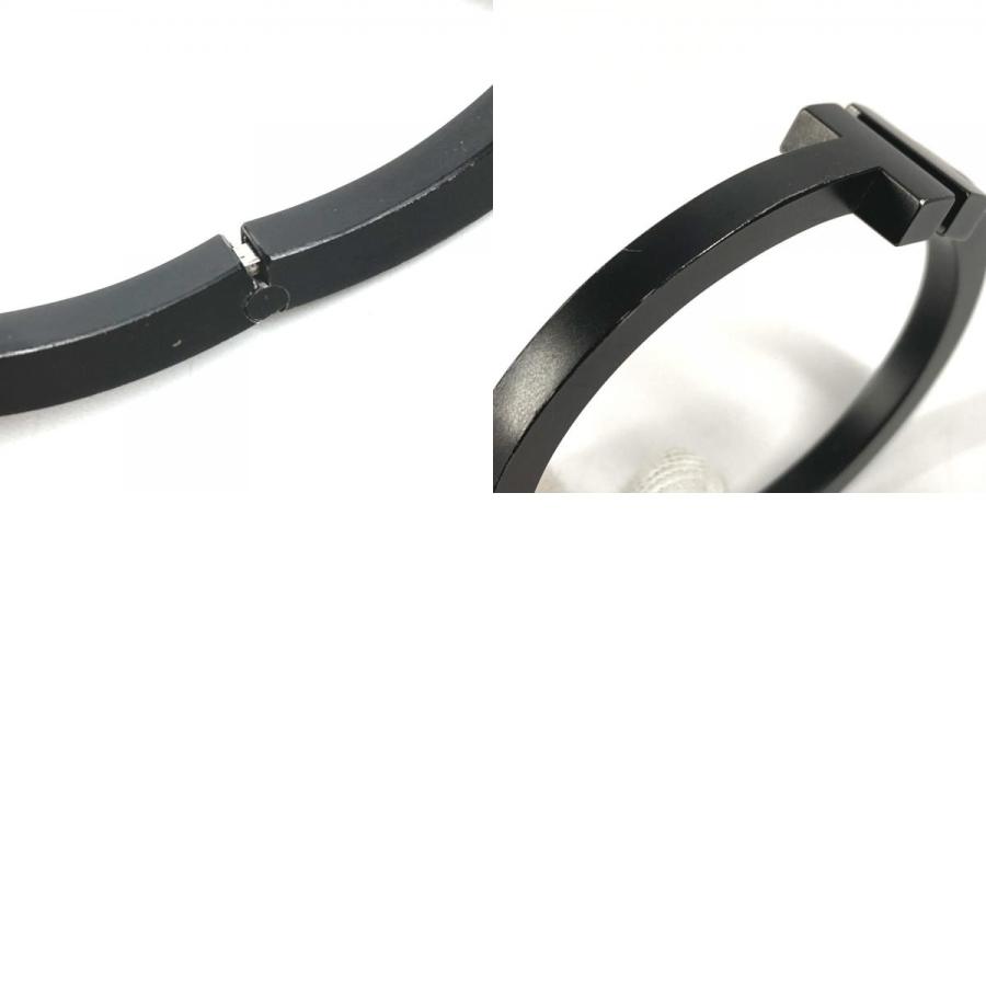 TIFFANY&Co. ティファニー Tスクエア バングル アクセサリー バングル ブレスレット ブラック レディース【中古】 | TIFFANY&Co. | 09