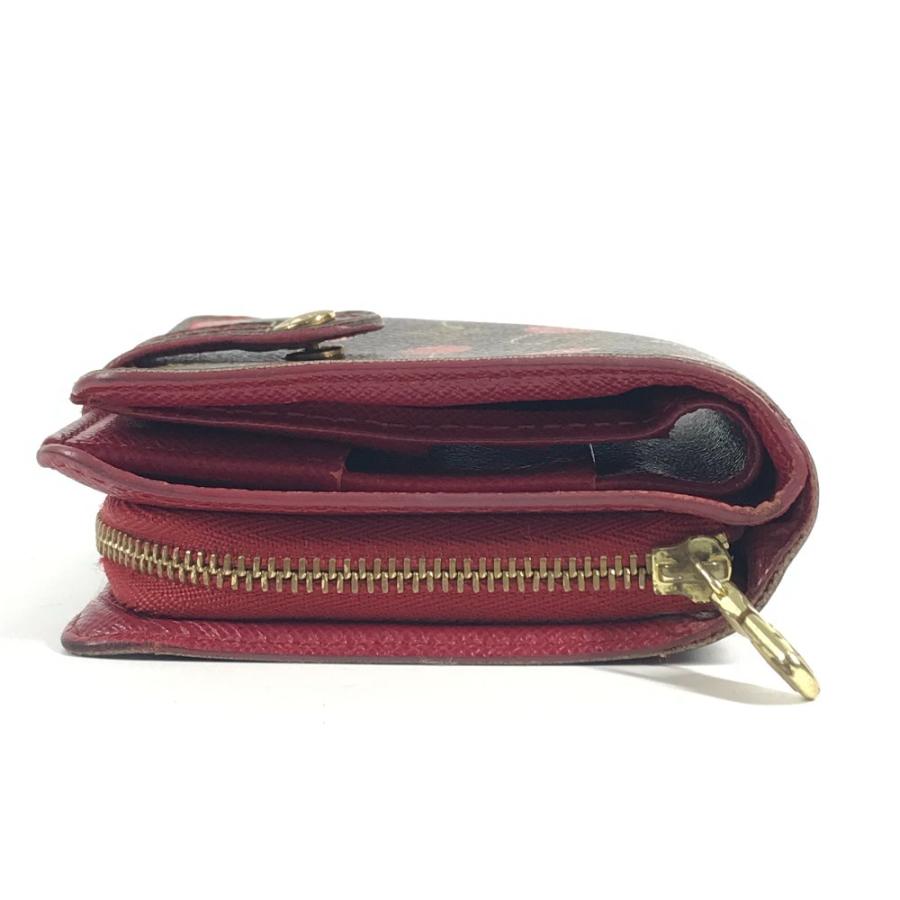 LOUIS VUITTON ルイヴィトン  M95005  コンパクトジップ コンパクトウォレット モノグラムチェリー 村上隆 サクランボ 2つ折り財布【中古】 | LOUIS VUITTON | 03