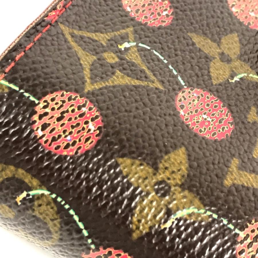 LOUIS VUITTON ルイヴィトン  M95005  コンパクトジップ コンパクトウォレット モノグラムチェリー 村上隆 サクランボ 2つ折り財布【中古】 | LOUIS VUITTON | 06
