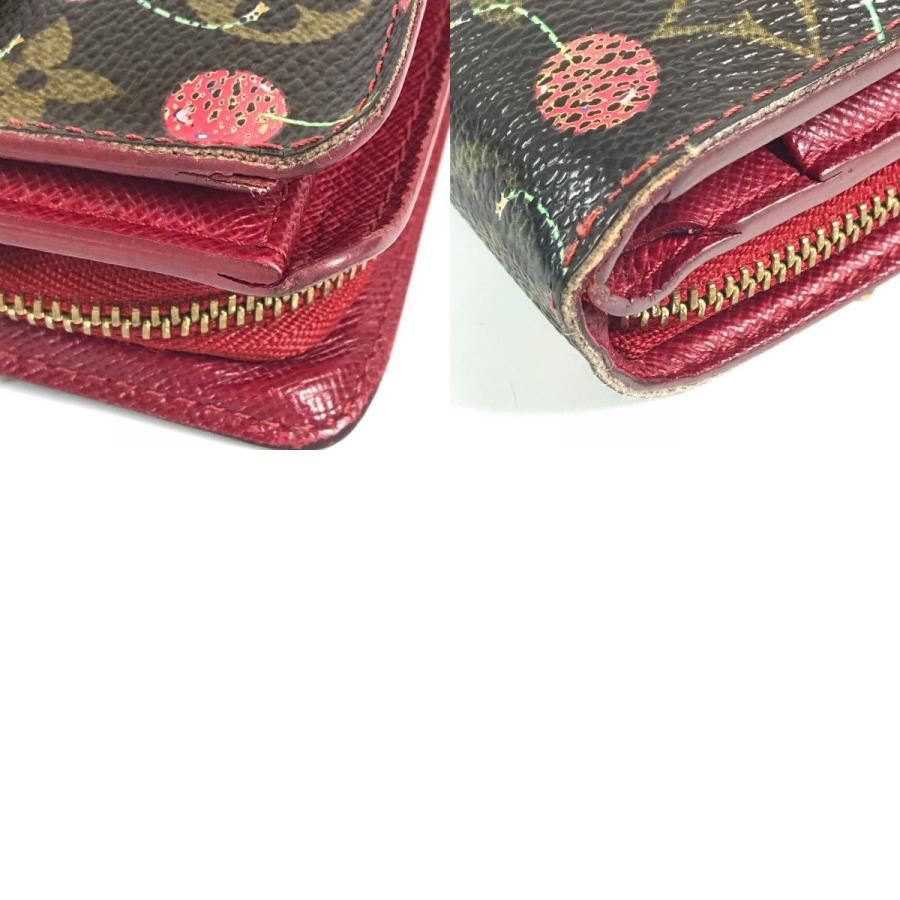 LOUIS VUITTON ルイヴィトン  M95005  コンパクトジップ コンパクトウォレット モノグラムチェリー 村上隆 サクランボ 2つ折り財布【中古】 | LOUIS VUITTON | 09