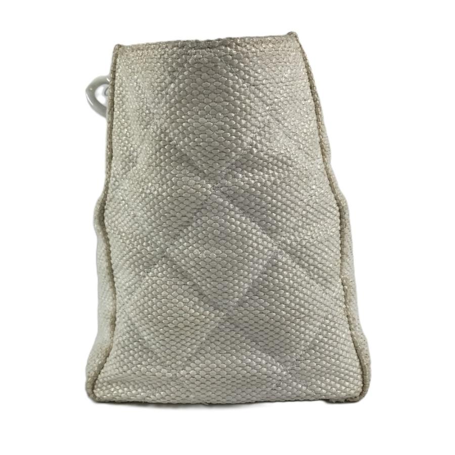 CHANEL シャネル ロゴ マトラッセ キルティング 肩掛け トートバッグ Wチェーン 携帯ポーチ付き ショルダーバッグ ホワイト 【中古】 | CHANEL | 03