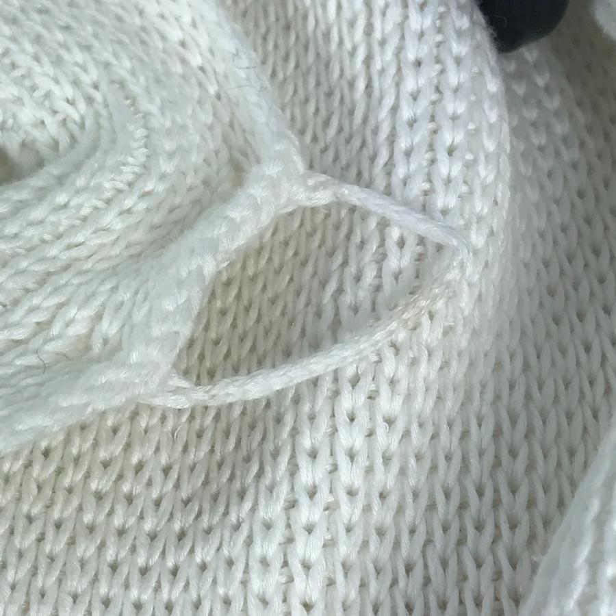 美品 HERMES エルメス アウター コート ニットコート 長袖 アパレル ボタン カーディガン ホワイト レディース【中古】 | HERMES | 06