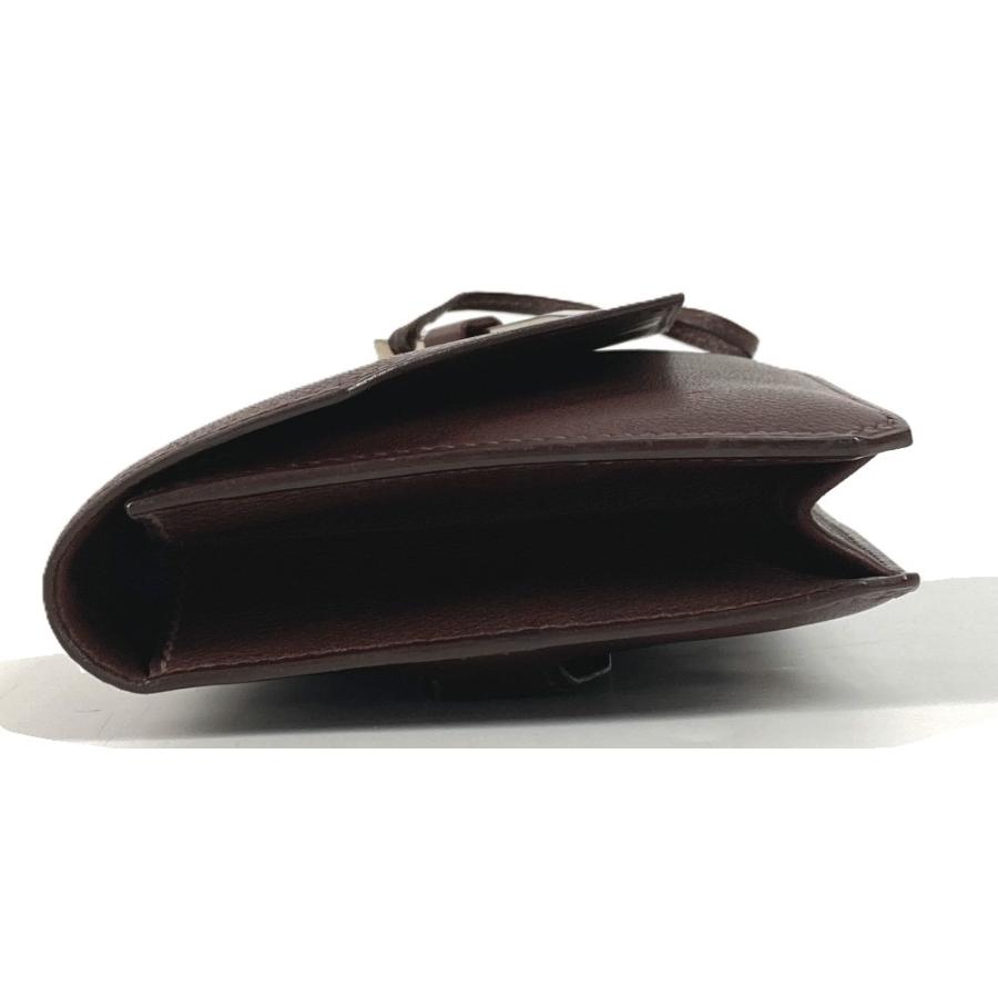 HERMES エルメス エンベロープ カバン フラップ ポーチ セカンドバッグ クラッチバッグ ブラウン ユニセックス【中古】 | HERMES | 05