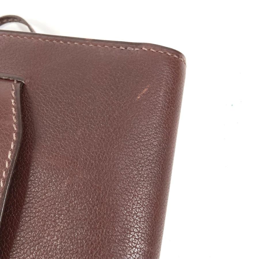 HERMES エルメス エンベロープ カバン フラップ ポーチ セカンドバッグ クラッチバッグ ブラウン ユニセックス【中古】 | HERMES | 06