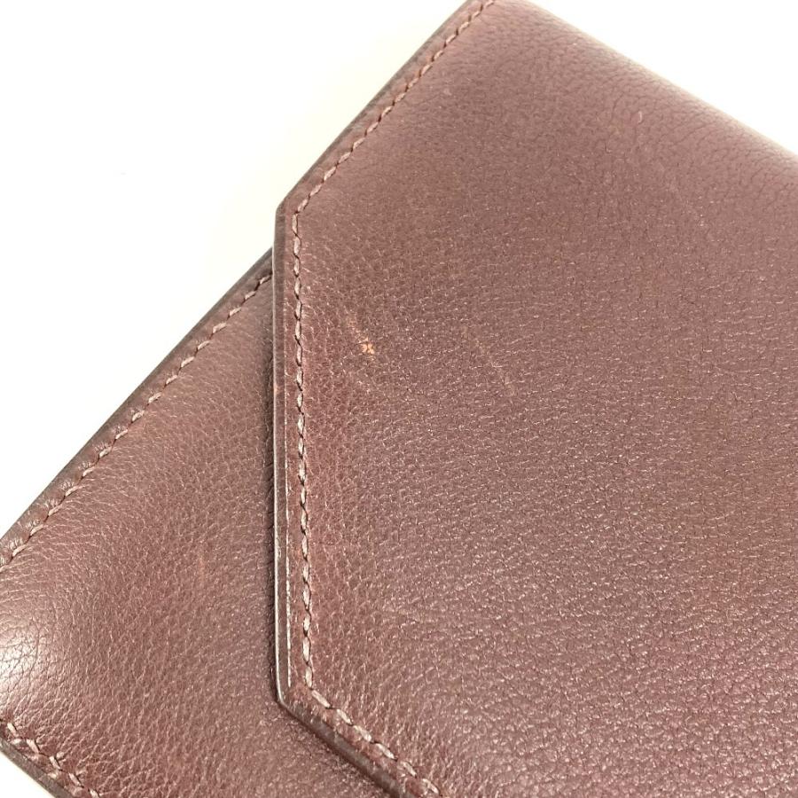 HERMES エルメス エンベロープ カバン フラップ ポーチ セカンドバッグ クラッチバッグ ブラウン ユニセックス【中古】 | HERMES | 07
