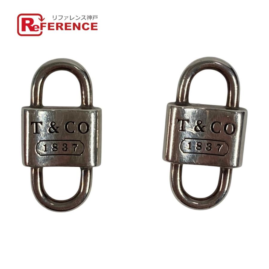 TIFFANY&Co. ティファニー 1837スモール ダブル ロック 鍵 革紐 レザー アクセサリー ピアス シルバー ユニセックス【中古】 | TIFFANY&Co.