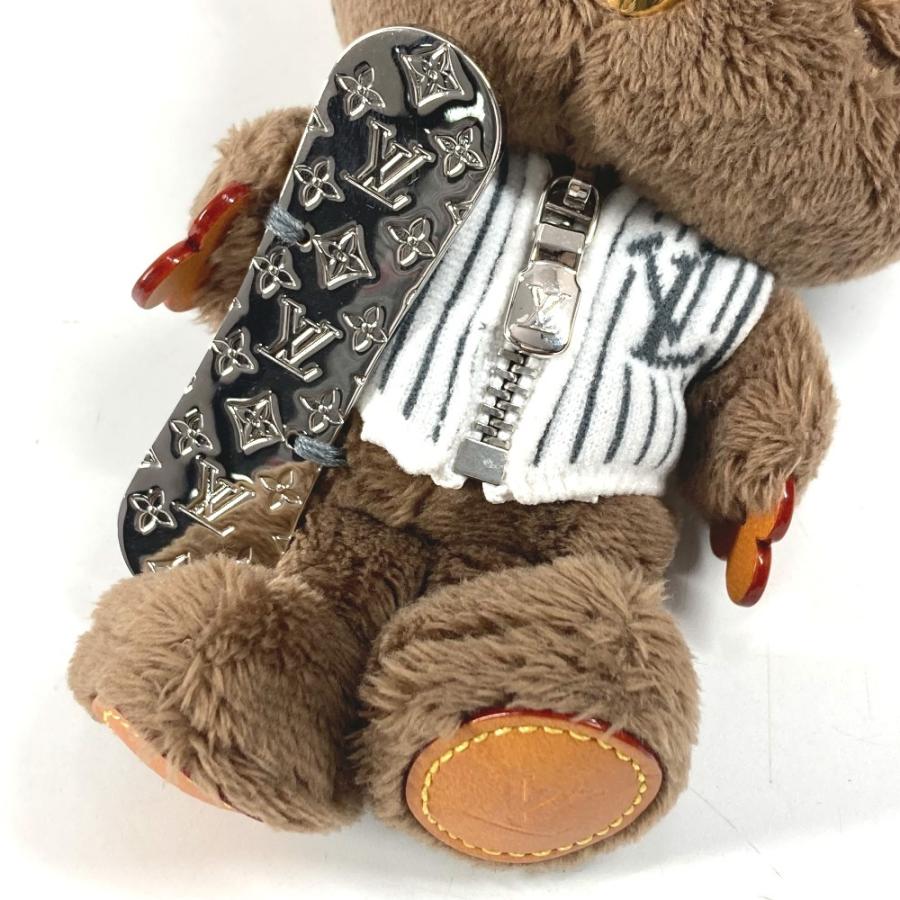 HERMES エルメス M03441 バッグチャーム LV ルイ スノー バッグチャーム ストラップ モノグラム  キーホルダー ブラウン 【中古】 | HERMES | 05