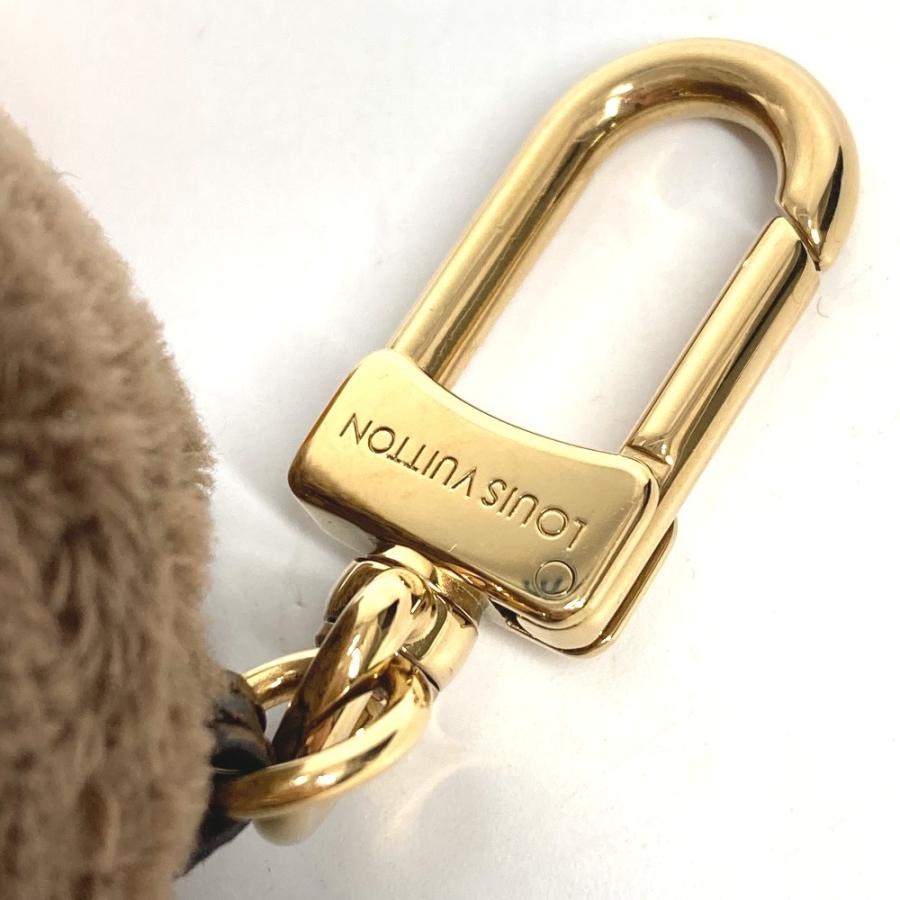 HERMES エルメス M03441 バッグチャーム LV ルイ スノー バッグチャーム ストラップ モノグラム  キーホルダー ブラウン 【中古】 | HERMES | 07