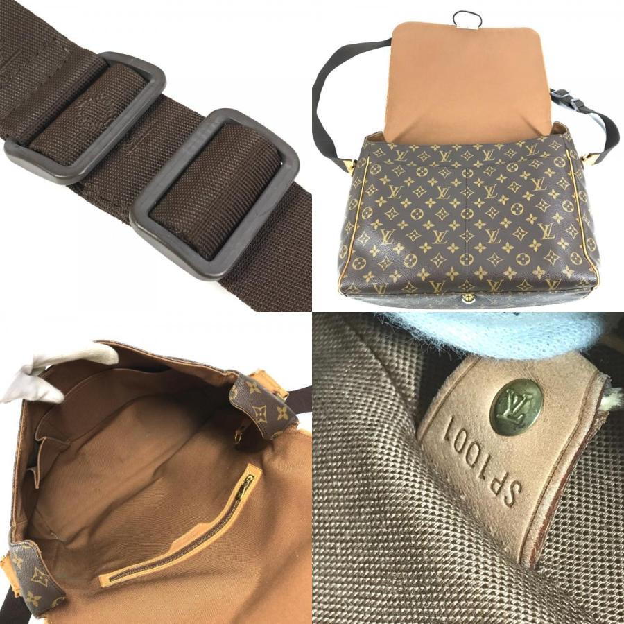 LOUIS VUITTON ルイヴィトン Ｍ45257 アベス カバン 斜め掛け メッセンジャーバッグ フラップ モノグラム ショルダーバッグ 【中古】 | LOUIS VUITTON | 08