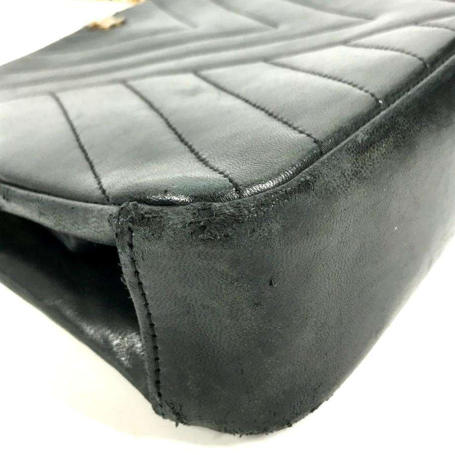 CHANEL シャネル CC ココマーク ロゴ チェーンバッグ がま口  肩掛け ハンドバッグ ヴィンテージ ショルダーバッグ ブラック【中古】 | CHANEL | 06