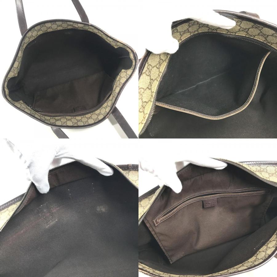 GUCCI グッチ 211137 GGスプリーム GG ロゴ カバン トートバッグ 肩掛け ショルダーバッグ ベージュ ユニセックス【中古】 | GUCCI | 08