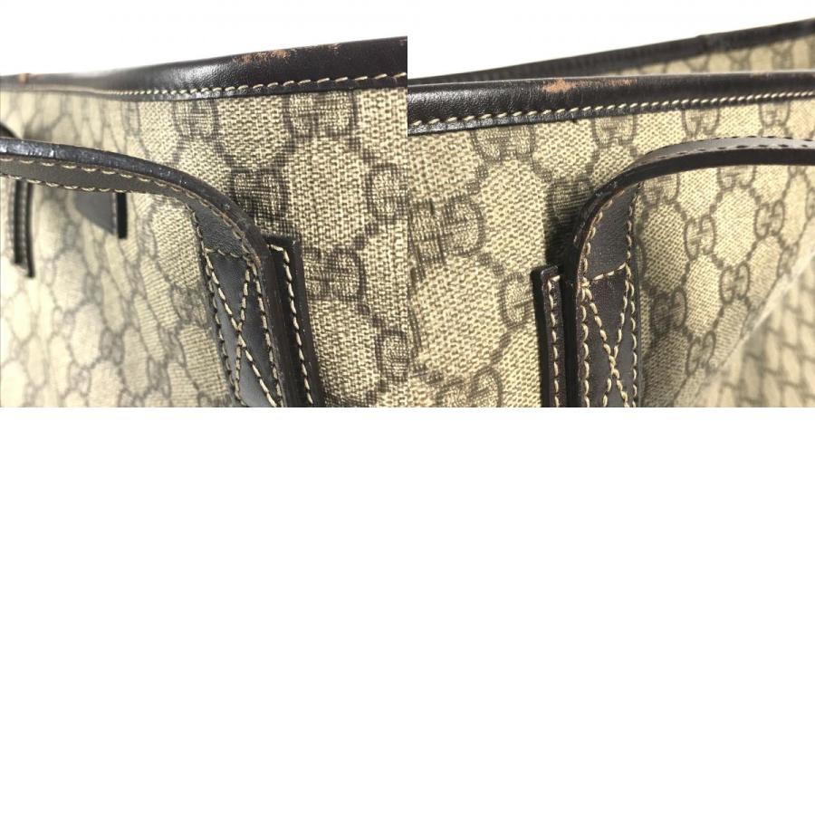 GUCCI グッチ 211137 GGスプリーム GG ロゴ カバン トートバッグ 肩掛け ショルダーバッグ ベージュ ユニセックス【中古】 | GUCCI | 09