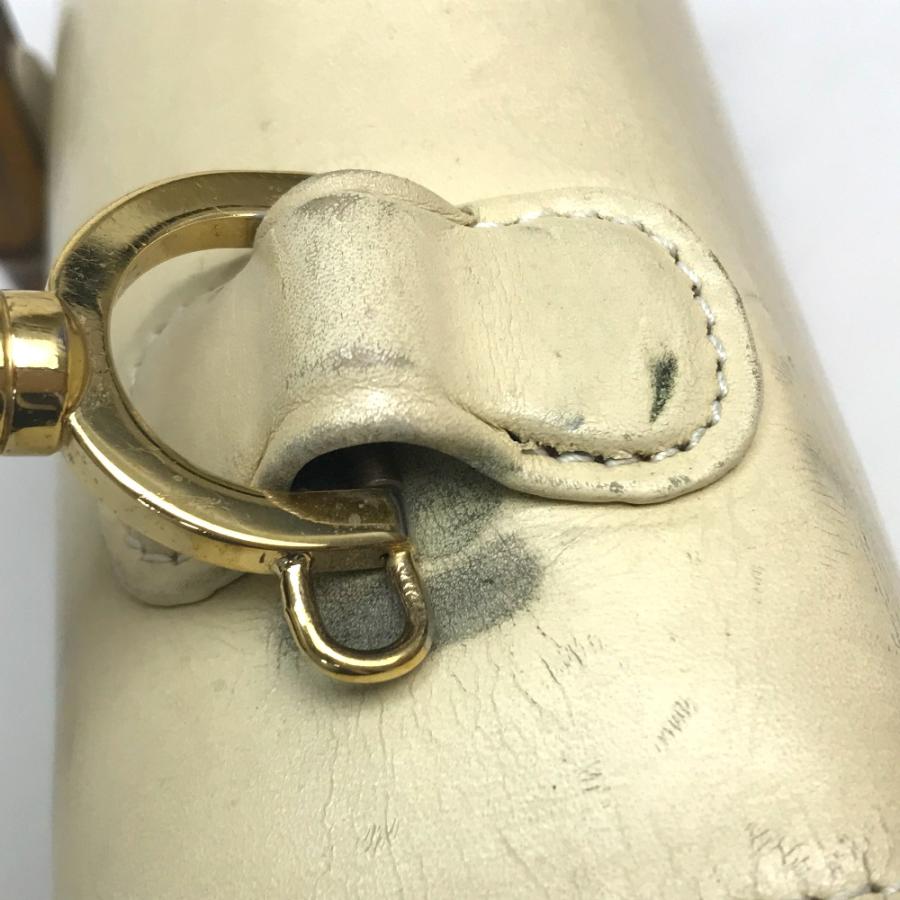 GUCCI グッチ 001・1781・0633 ミラー付き バンブー ハンドバッグ ショルダーバッグ レザー ライト | GUCCI | 04