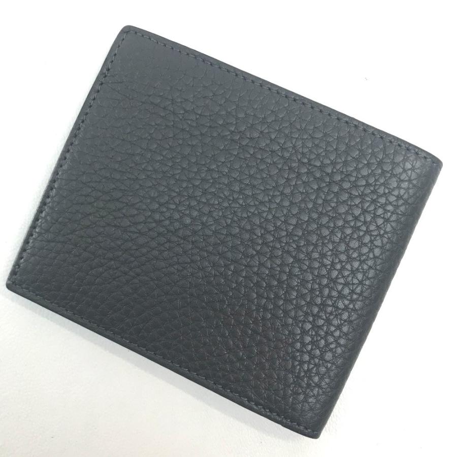 美品 FENDI フェンディ 7M0169 A4NR FFロゴスタンプ 短財布（なし）カーフ メンズ ダークホワイト | FENDI | 03