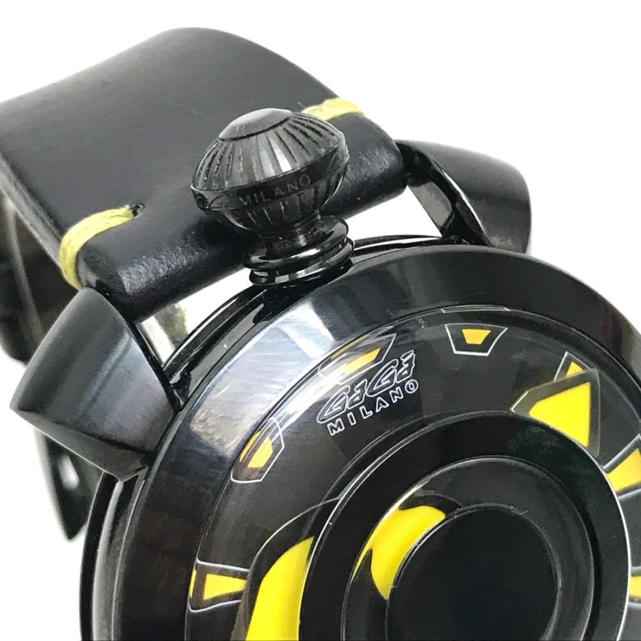 GAGA MILANO ガガミラノ 9092 マヌアーレ 48mm ミステリーユース メンズ腕時計 SS×革ベルト 自動巻き |  | 02