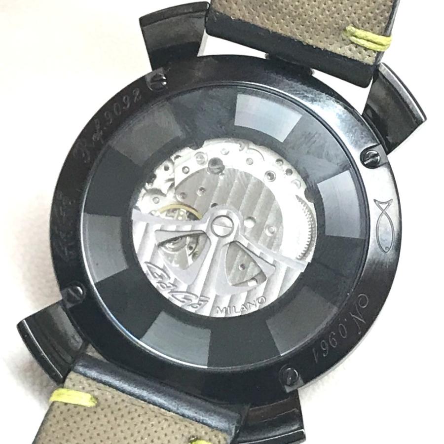 GAGA MILANO ガガミラノ 9092 マヌアーレ 48mm ミステリーユース メンズ腕時計 SS×革ベルト 自動巻き |  | 04