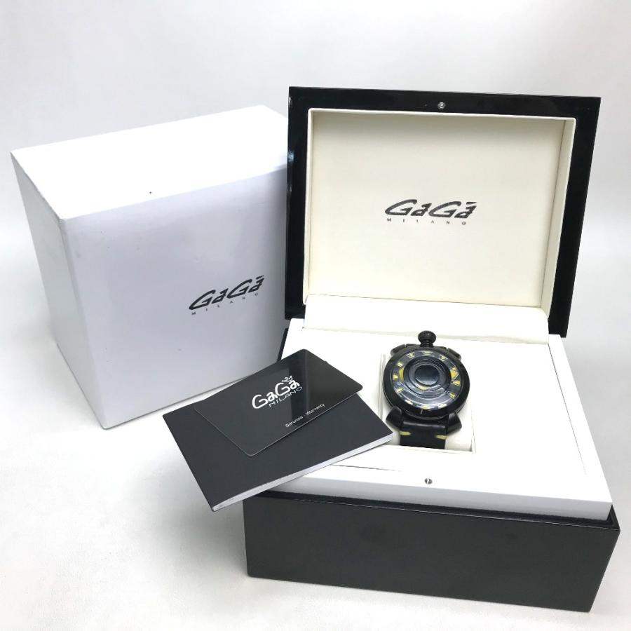 GAGA MILANO ガガミラノ 9092 マヌアーレ 48mm ミステリーユース メンズ腕時計 SS×革ベルト 自動巻き |  | 08