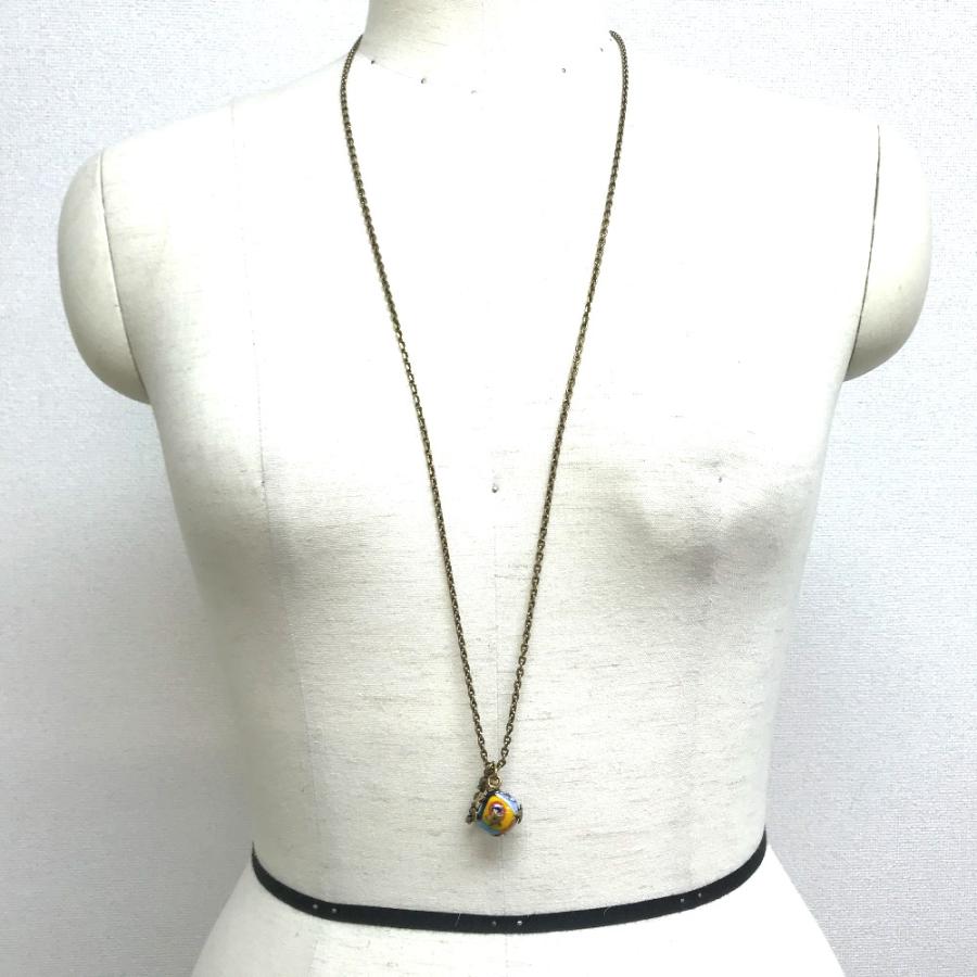 Christian Dior クリスチャンディオール J'ADIOR BEE(ビー) ボール ロングネックレス 七宝焼き/メタル |  | 01