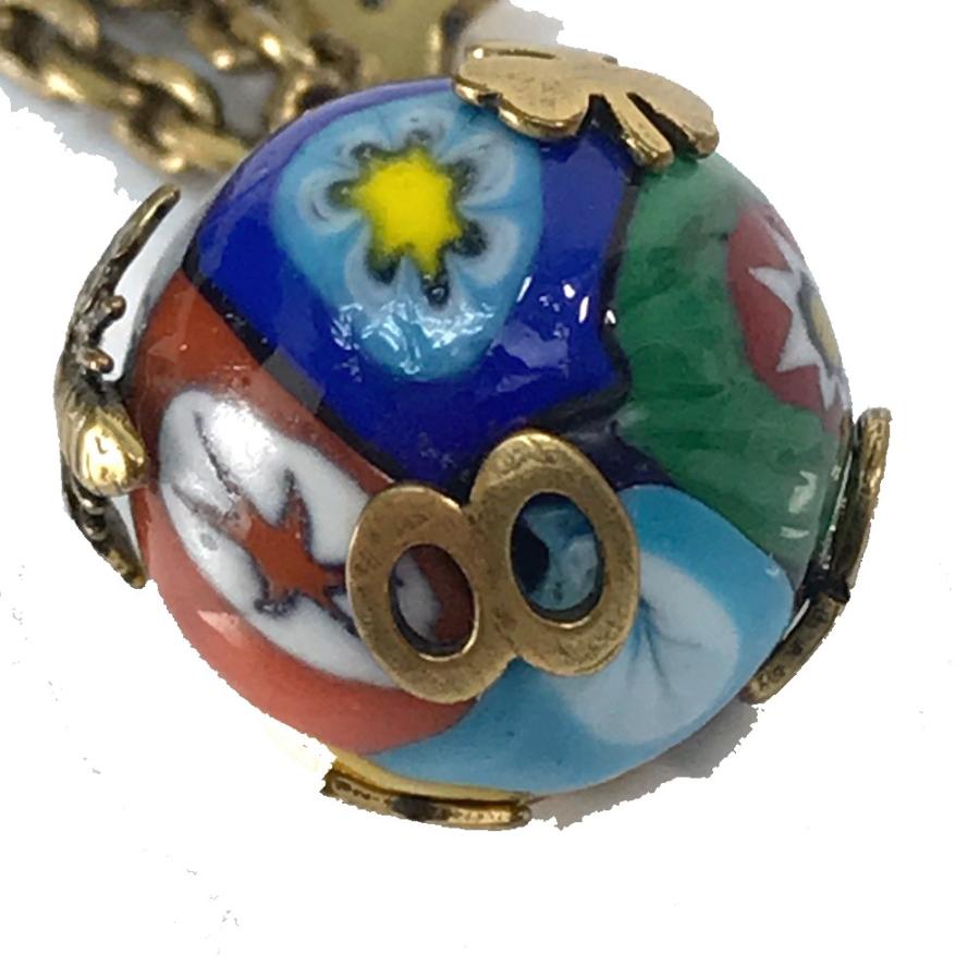 Christian Dior クリスチャンディオール J'ADIOR BEE(ビー) ボール ロングネックレス 七宝焼き/メタル |  | 05