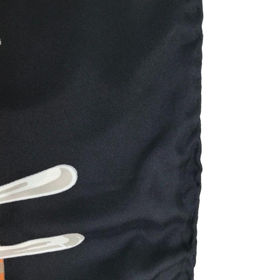 HERMES エルメス カレ90 大仏 仏像 カーニバル シルクスカーフ