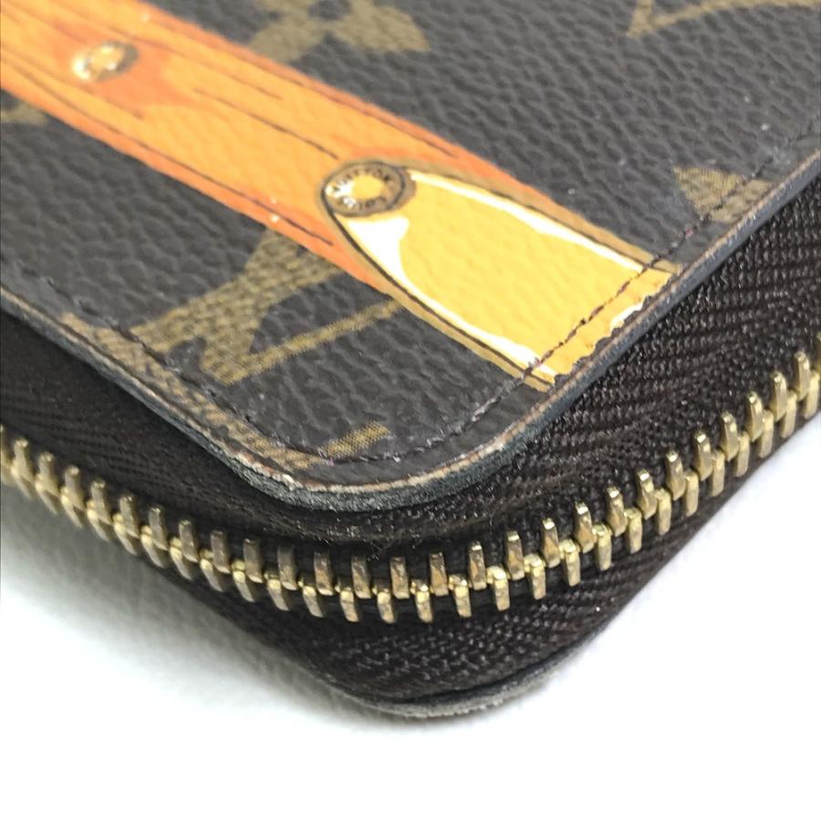 ルイヴィトン サマートランクモノグラムジッピーウオレットM62616【美品】 LOUIS VUITTON - ルイヴィトンサマートランクモノグラムジッピー