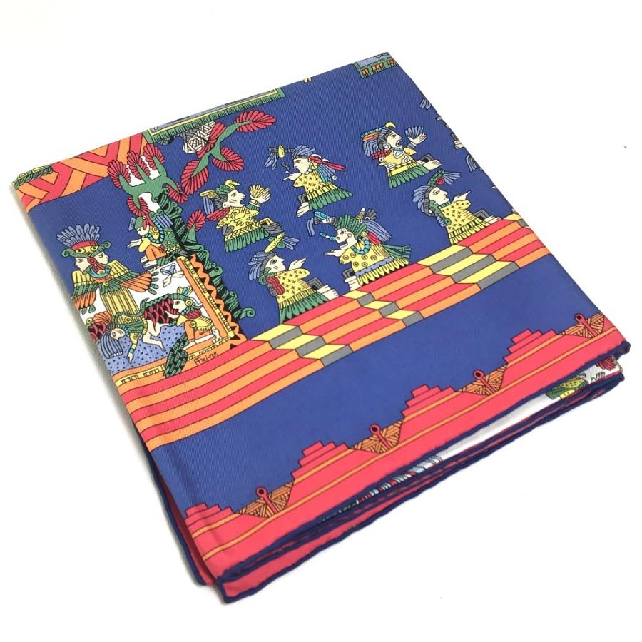 新品同様 HERMES エルメス カレ90 ASTRES et SOLEILS 天体と太陽 エスニック スカーフ シルク | HERMES | 11